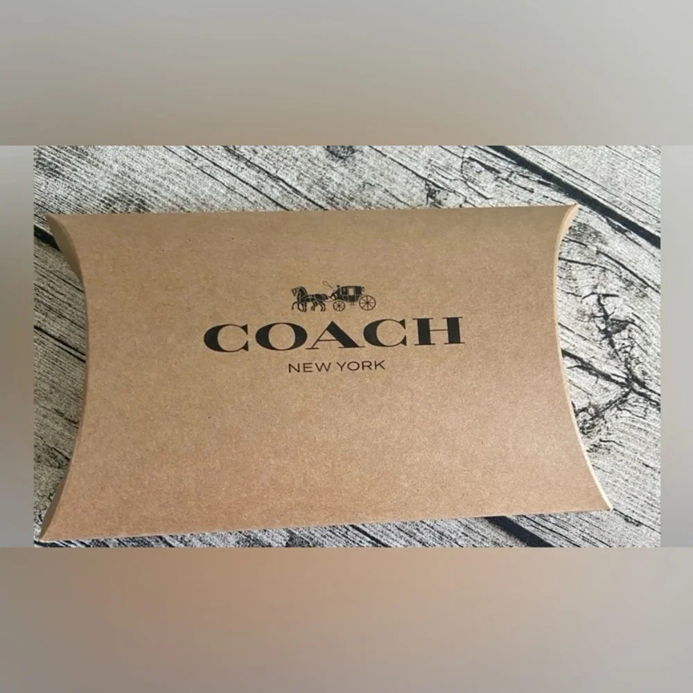 NWT! Coach mens bifold wallet in black leather + Gift box! Ready to gift - Picture 9 of 13